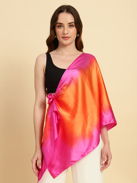 Ombre Shaded Satin Scarves