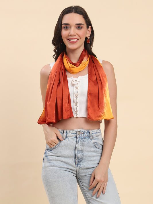Ombré Shaded Satin Scarf