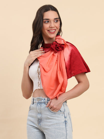 Ombré Shaded Satin Scarf