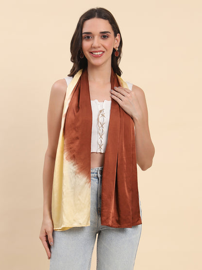 Ombré Shaded Satin Scarf