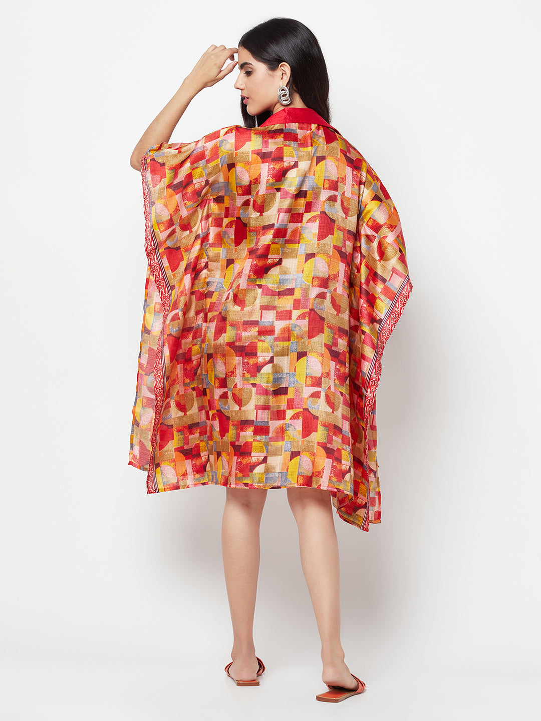 Orange Cotton Shrug Cover Up
