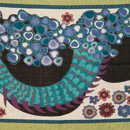 Dragon Figure Woven Stole